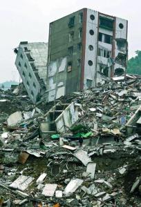 Foto del terratremol a Xina