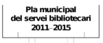 logo, pla de biblioteques