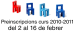 baner. acc�s a la informaci� de la preinscripci� perl curs 2010-2011