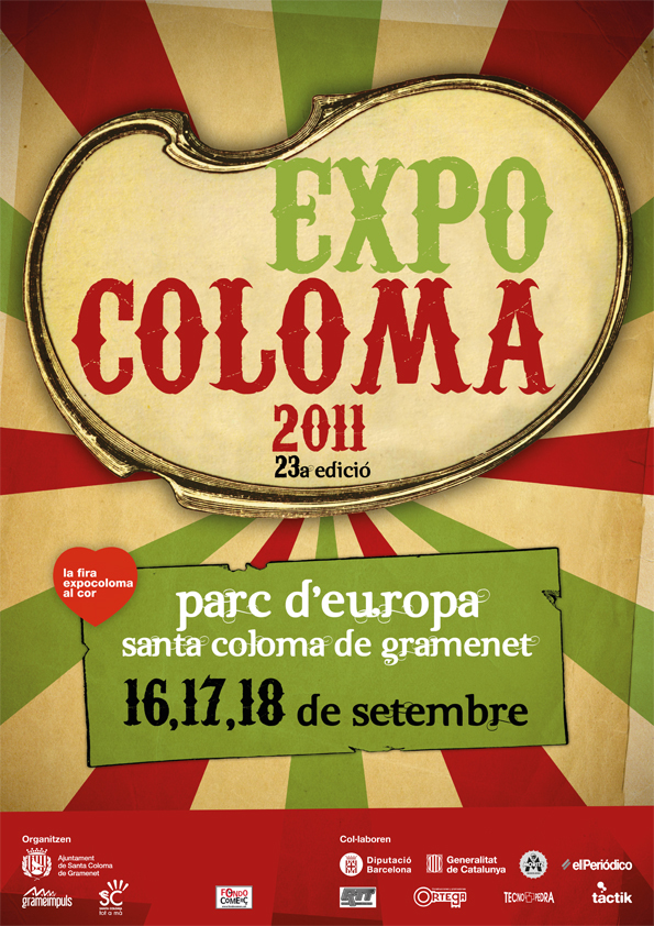 cartell de l'expocoloma 2011