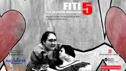 Fotografia del d�ptic informatiu de la 5a Fira de Teatre Integratiu