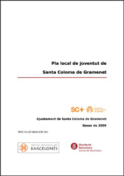 Imatde decorativa. Portada del pla local de joventut