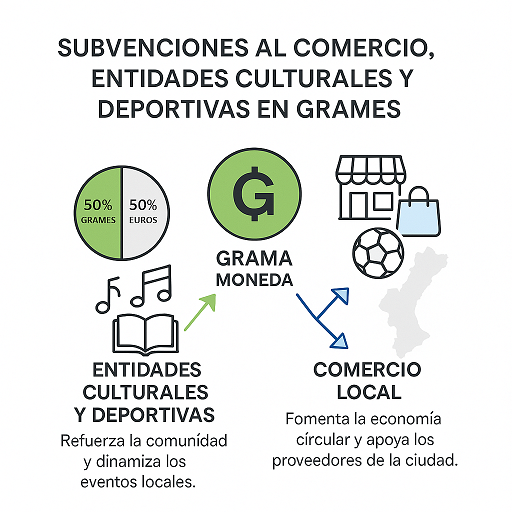 Subvenciones al comercio, entidades culturales y deportivas