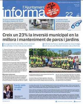 Portada L'Ajuntament Informa 22 de juny