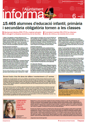 Portada del Full Informatiu