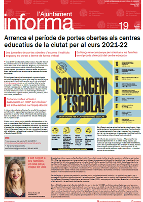 Portada de l'Ajuntament Informa