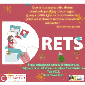 Imatge de la Nadala Defensora de la ciutadania