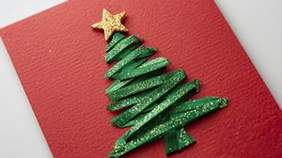 Imatge postal arbre de Nadal