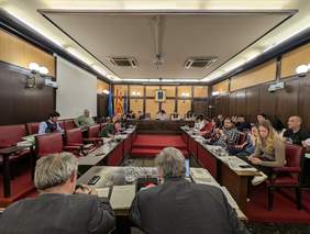 Imatge del Ple municipal