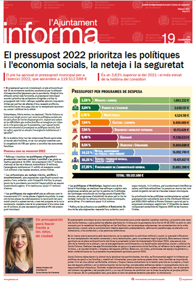 Portada del Full Informatiu