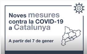 Imatge noves mesures Covid19 fins al 17 de gener