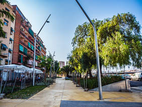 Imatge del nou Passeig de la Salzereda