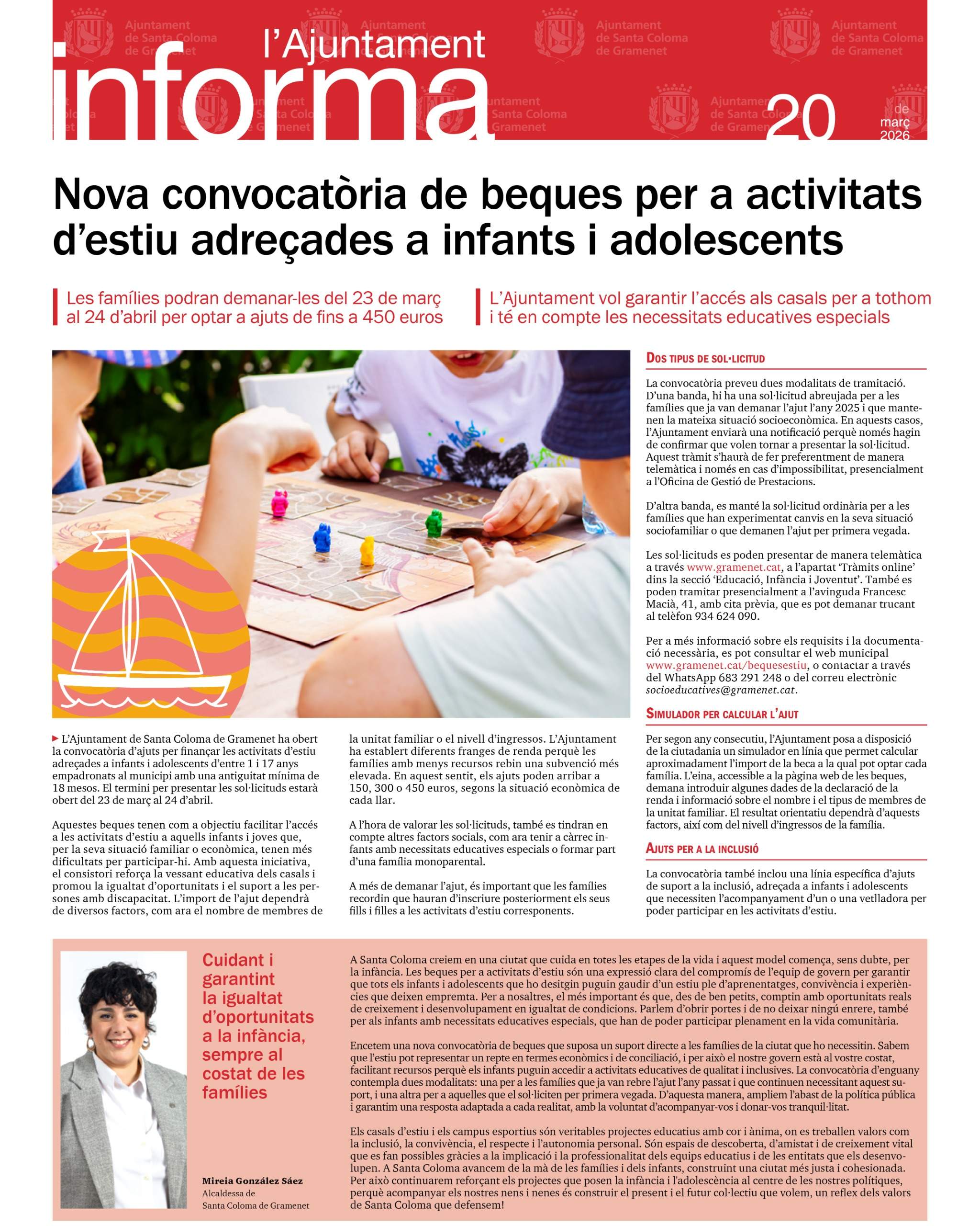 Portada del Full Informatiu