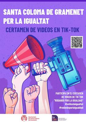 Cartell Certamen TikTok per la igualtat