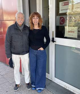 Foto amb Fernando Oteros i Pepa González