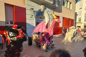 Foto celebració any nou xinès a la plaça de la Vila 