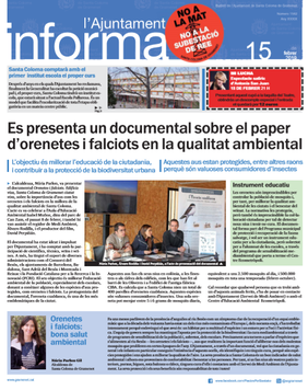 Portada del Full Informatiu