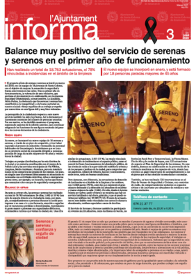 Portada del full informatiu