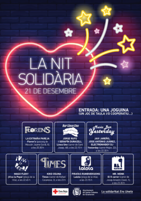 Cartell de La Nit Solidària