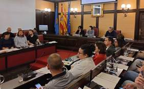 Fotografia del ple municipal del mes de març