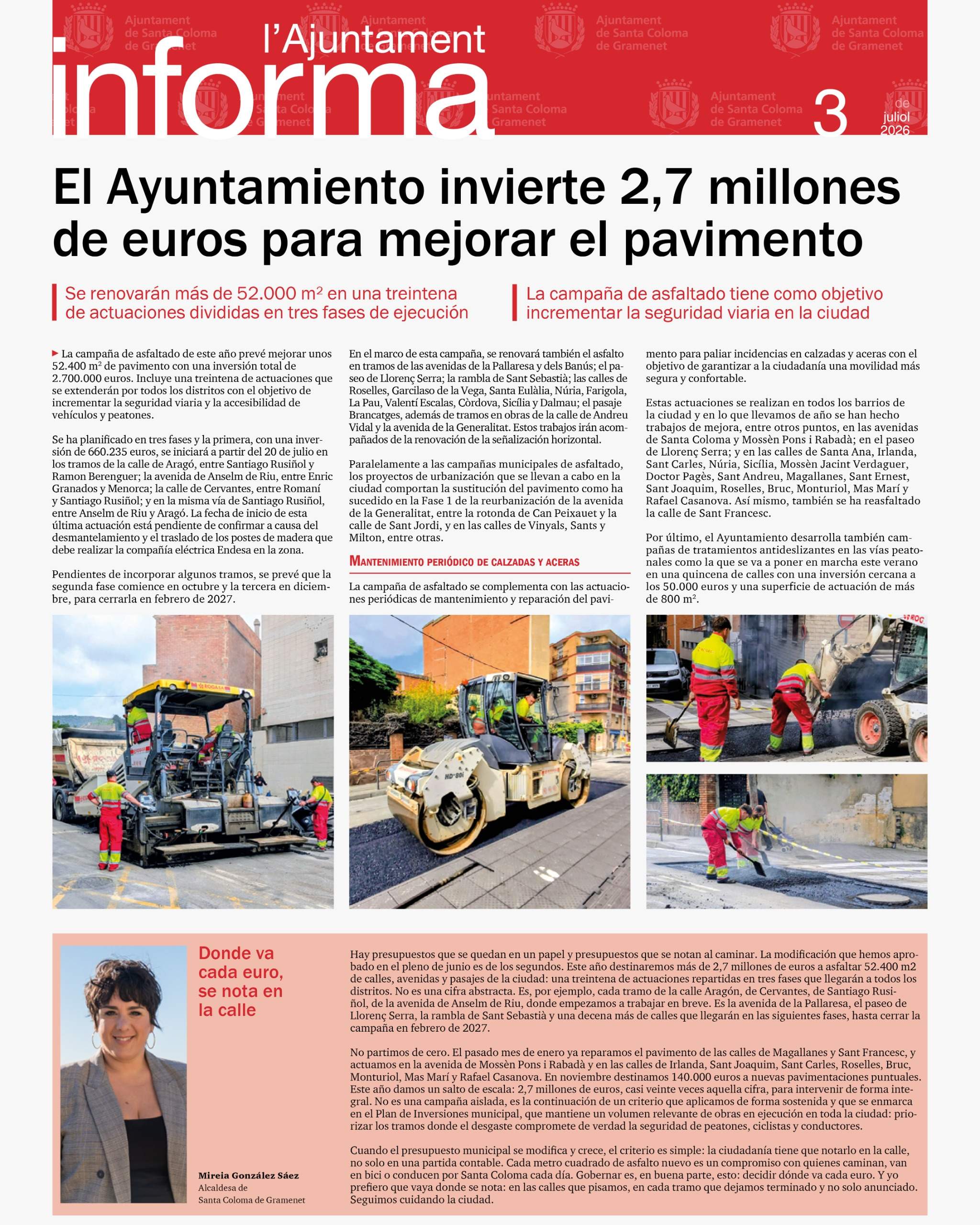 Portada del full