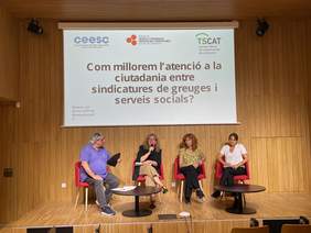 Foto de la sessió de treball amb els participants