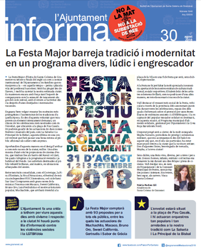 [Translate to Castellano:] Portada Full Informatiu 30 d'agost 2018