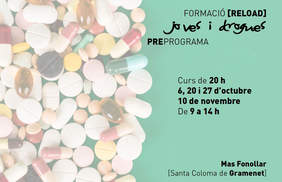 Cartell de la formació joves i drogues