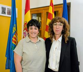 Mireia González (alcaldessa) i Pepa González (Defensora)