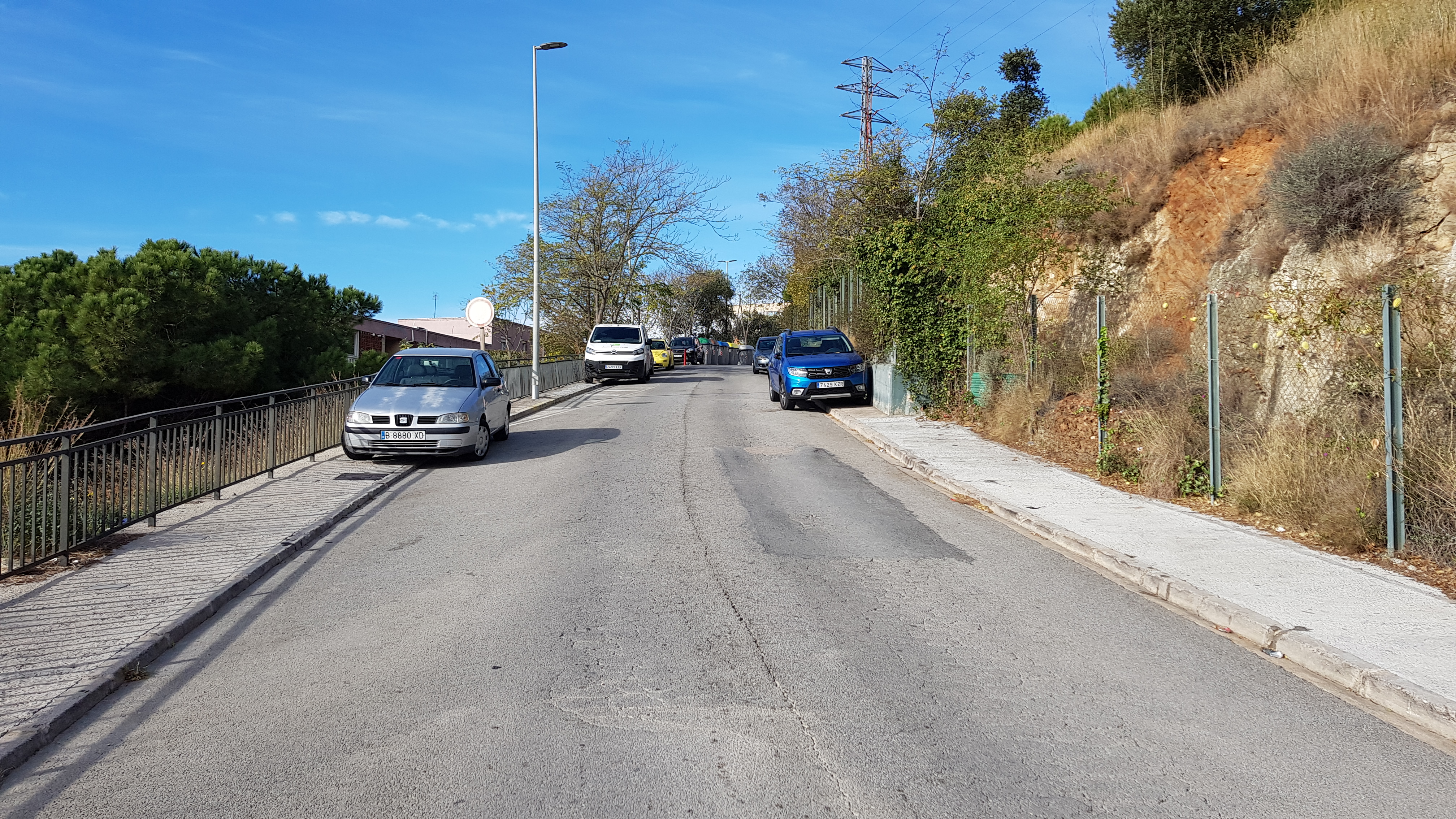 Renovació del Carrer Menorca fotografia del carrer Menorca