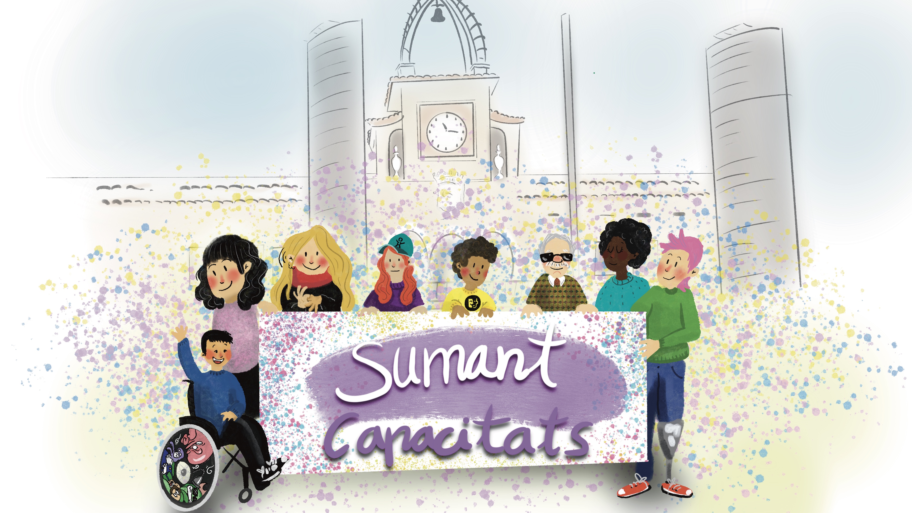 Dia Internacional de persones amb discapacitat cartell dia Internacional de persones amb discapacitat
