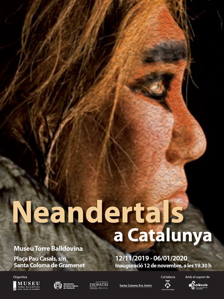 Neandertals a Catalunya Cartell de la mostra