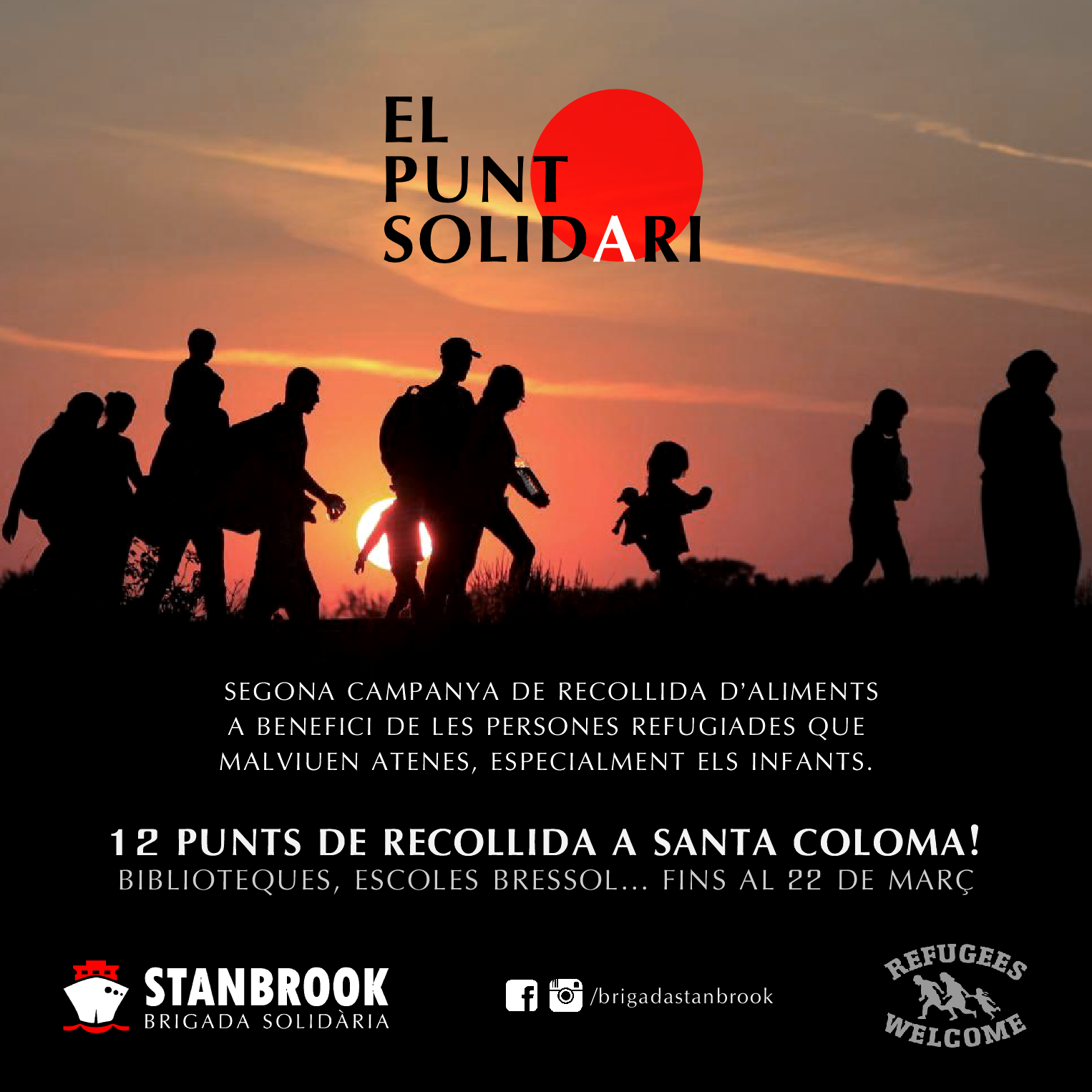 Recollida d'aliments Cartell de la recollida