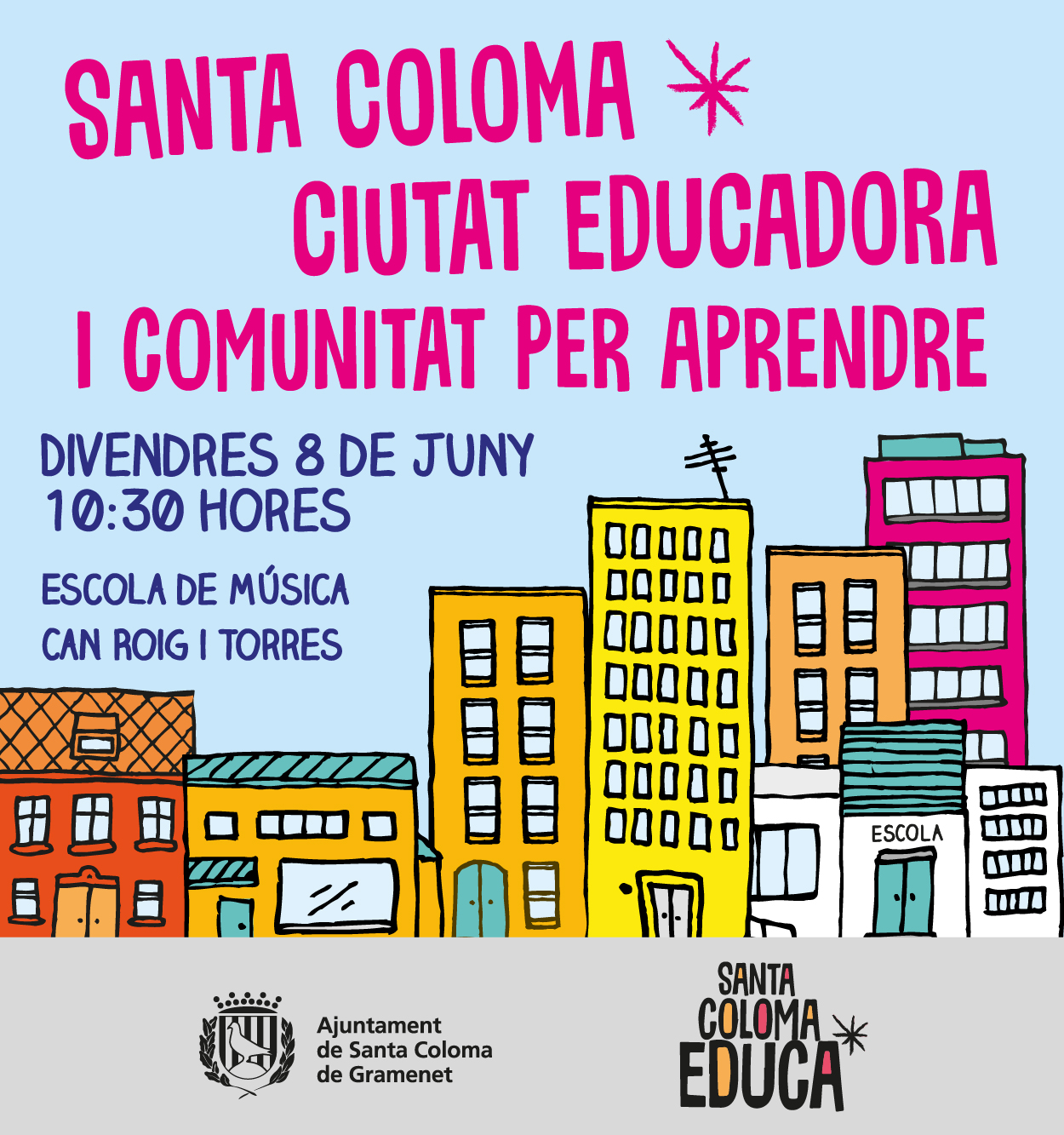 Ciutat Educadora Cartell de Ciutat Educadora