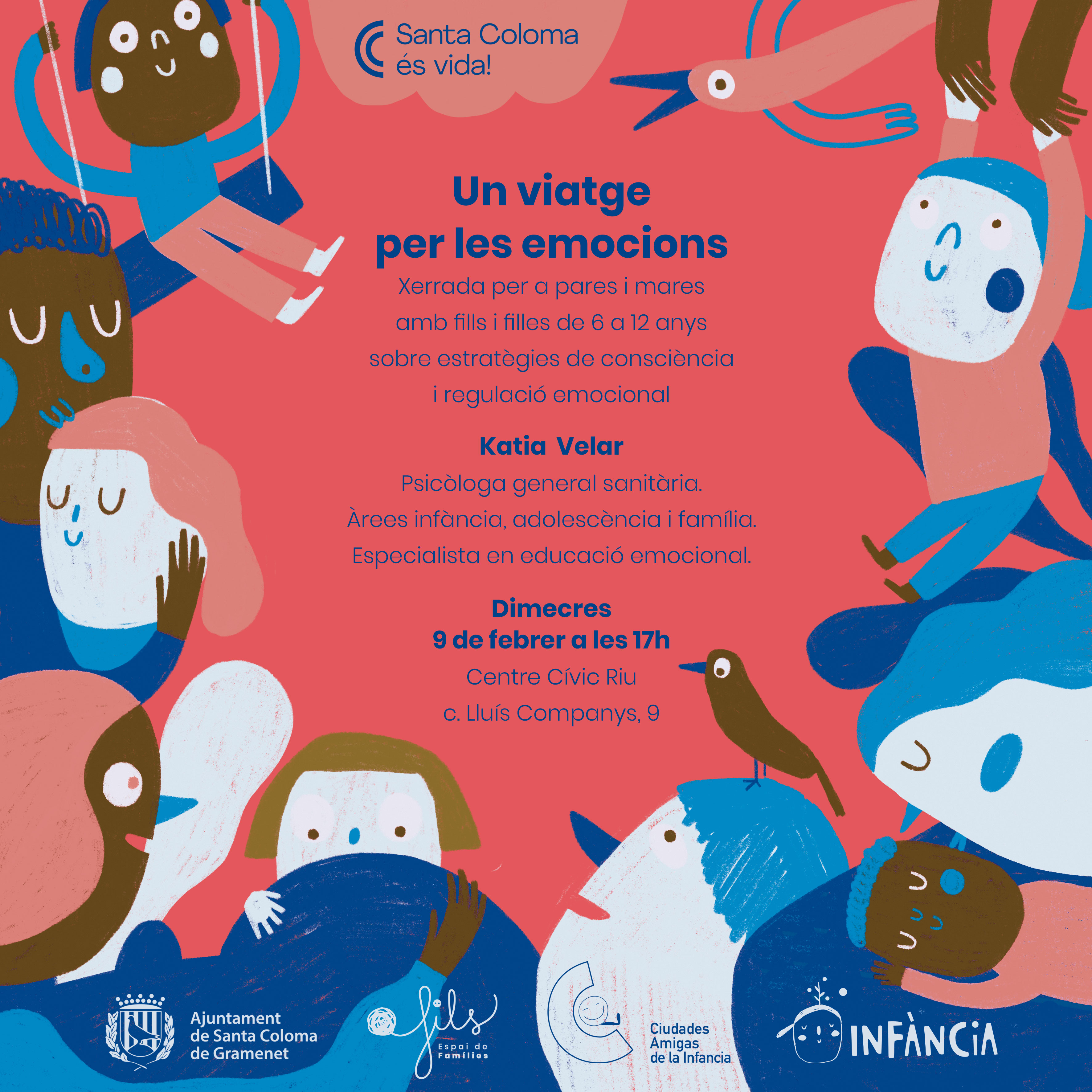 Xerrada sobre educació emocional Imatge de la xerrada sobre educació emocional