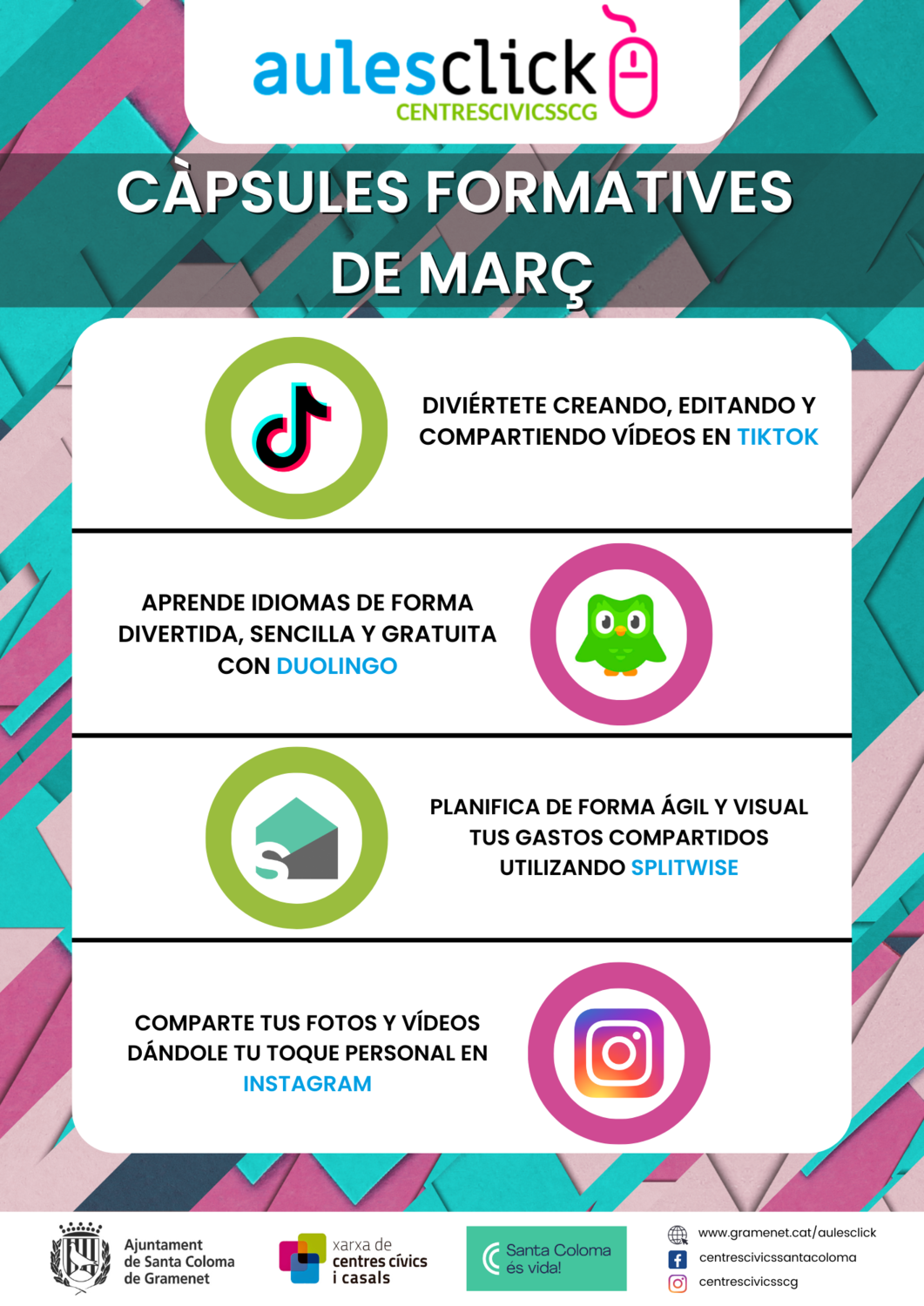 Càpsules formatives març 2023 Imatge Càpsules formatives març 2023