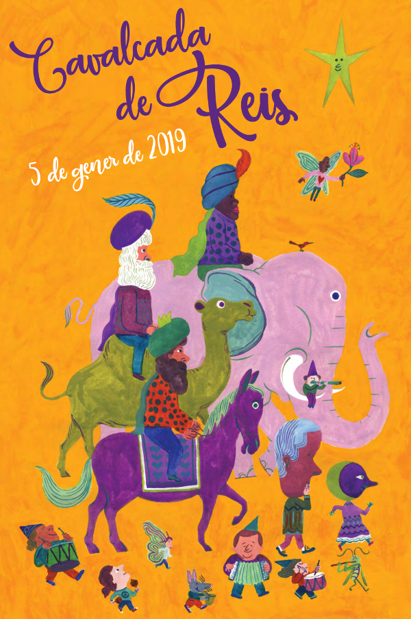 Cartell Cavalcada Reis Mags Imatge del cartell Cavalcada Reis Mags