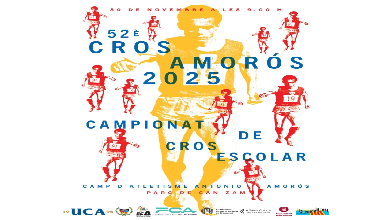 Cartell anunciant el cros Amorós