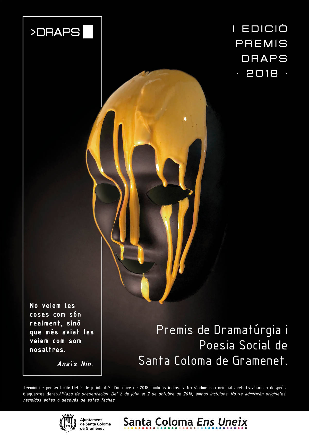Premi Dramatúrgia i Poesia Social Cartell premi
