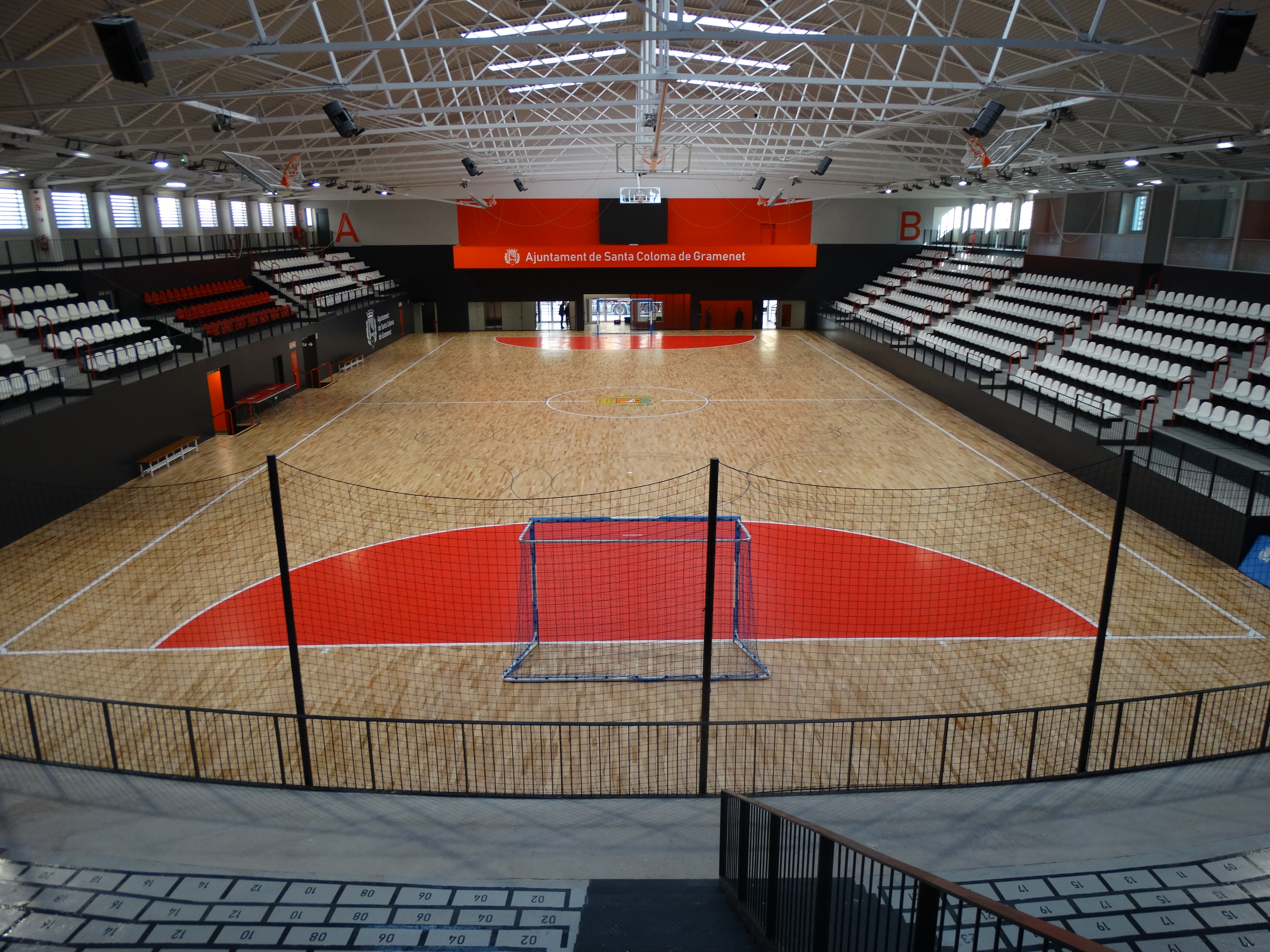 Foto interior del Pavelló Nou remodelat