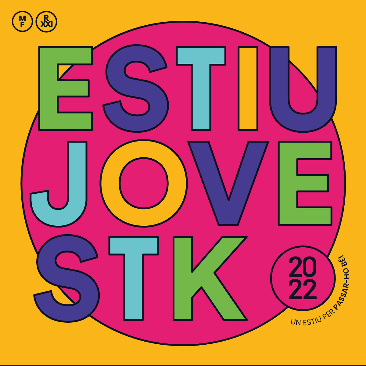 Estiu Jove Logo estiu jove a Santa Coloma