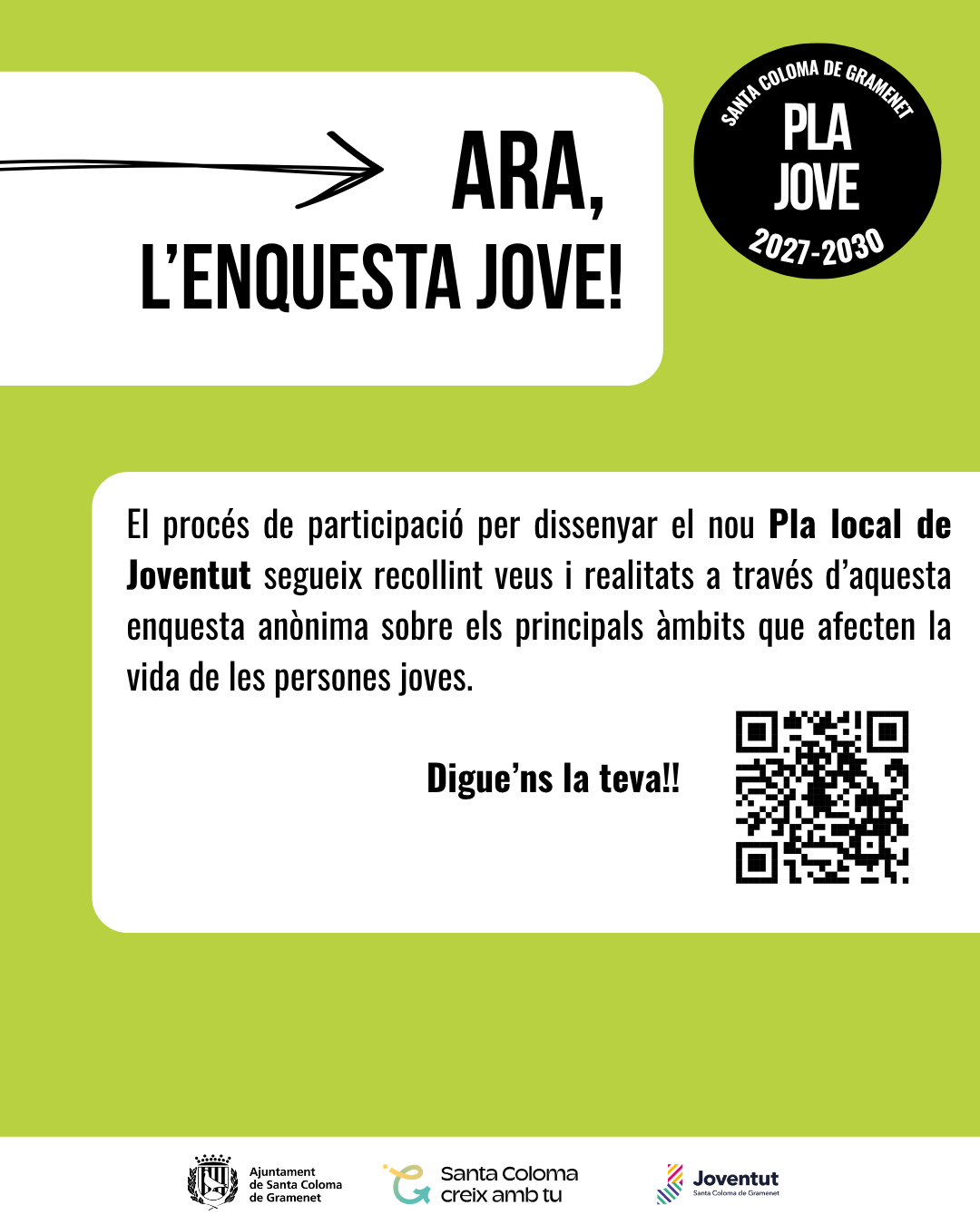 Infografia sobre la enquesta del Pla Jove