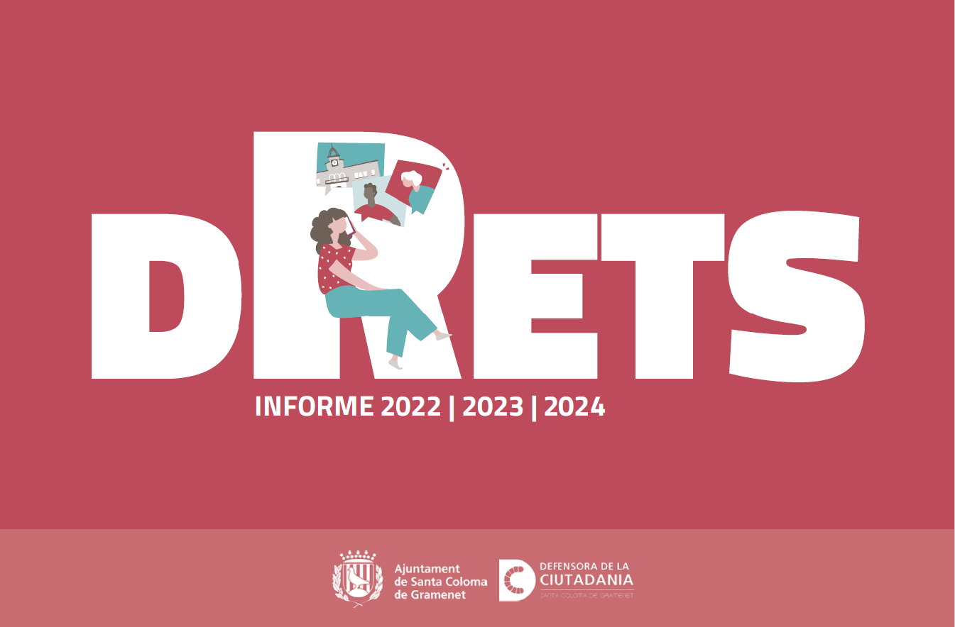 Imatge de l'informe amb la paraula DRETS 