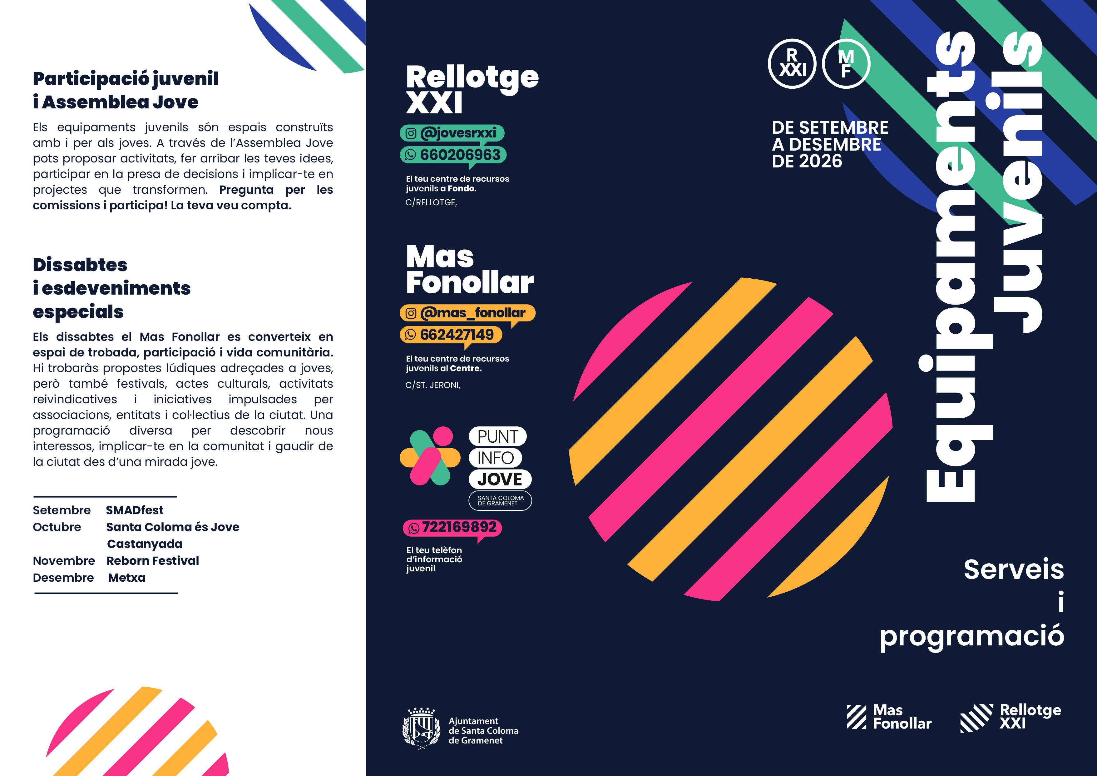 Programació i serveis de CRJ Rellotge XXI