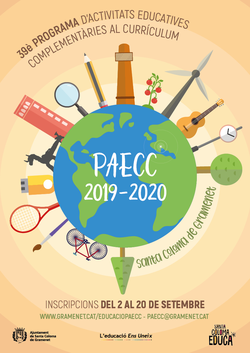 PAECC Cartell activitats educatives