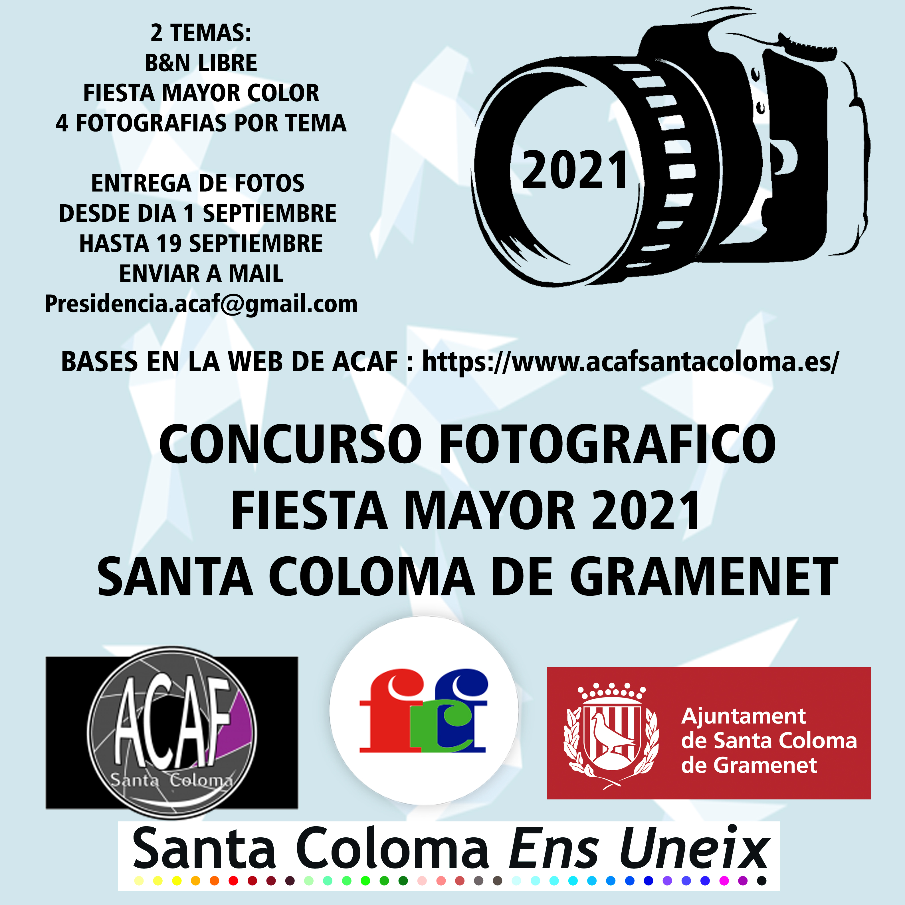 Concurs fotogràfic Cartell del concurs