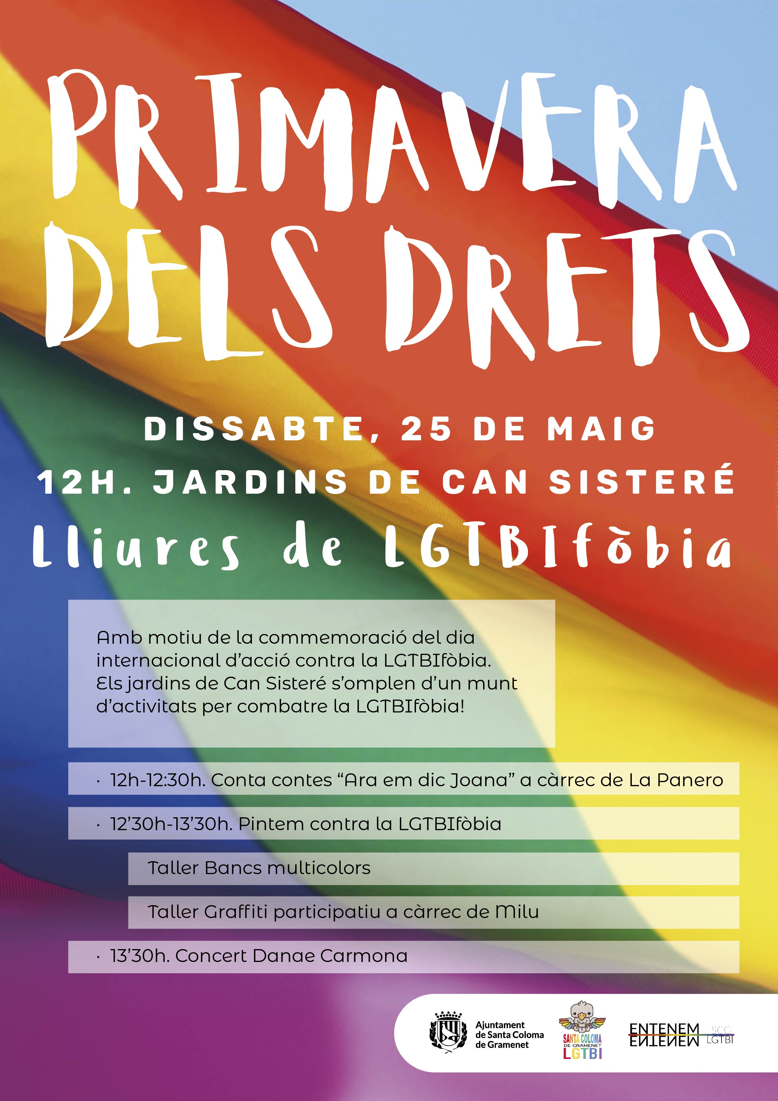 Primavera dels Drets Cartell de acte de commemoració