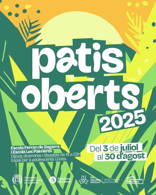Patis oberts Cartell anunci patis oberts