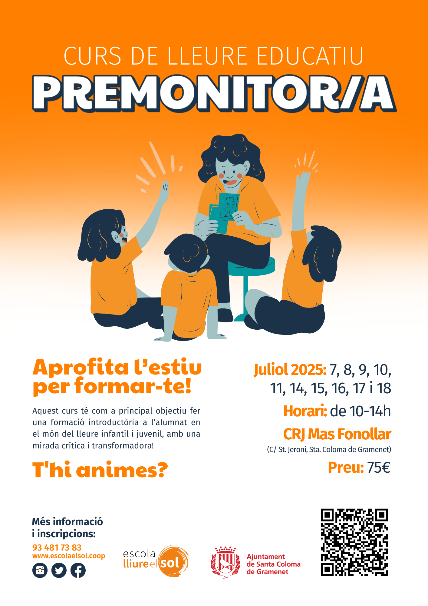 Curs premonitors Cartell curs premonitors