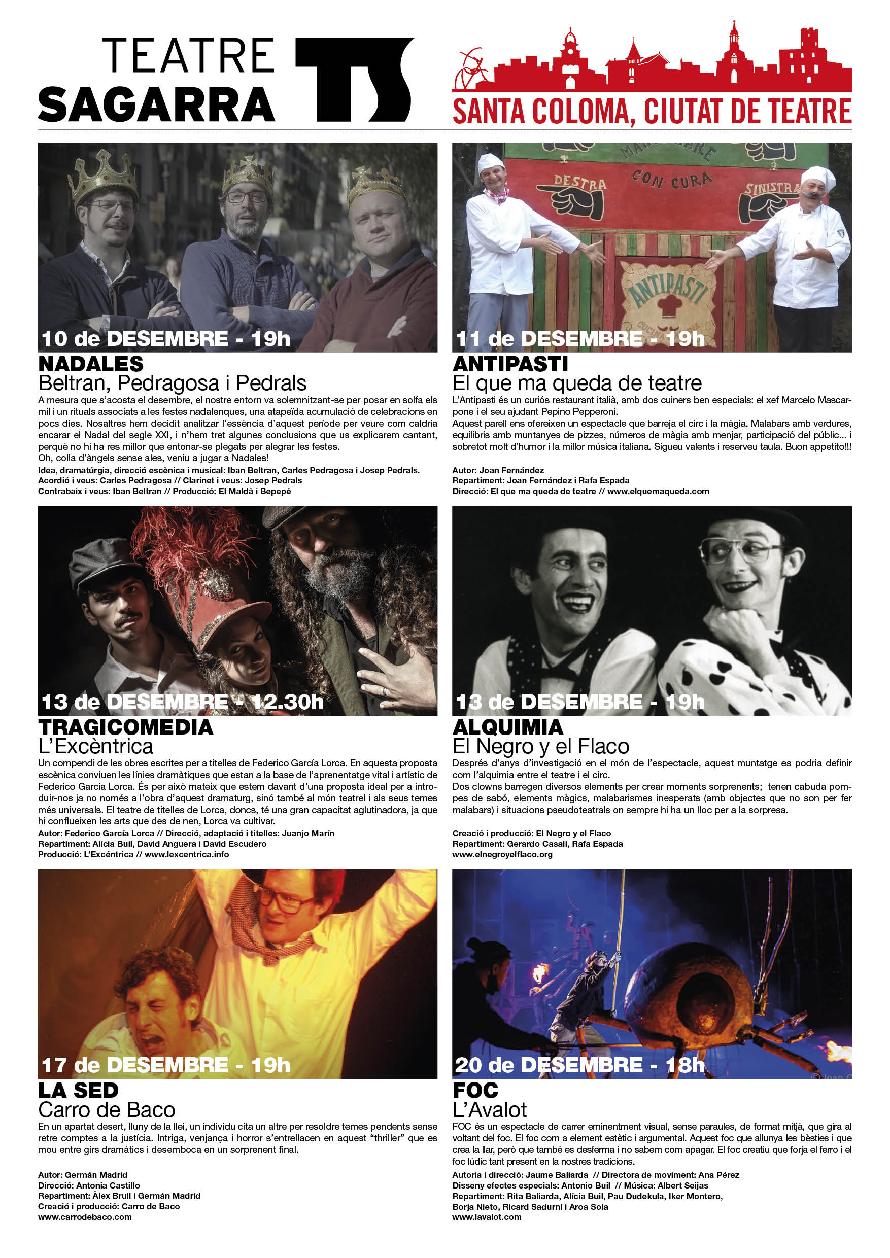 Cartell del programa Cartell del programa